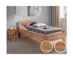 Forestales »Chicago« Massivholzbett I 100x200 cm / Kernbuche