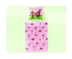 Bierbaum »Renforce« Bettwäsche Pferdefreunde 2217-01 135x200 cm / 80x80 cm