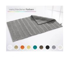 JOOP! 40 Cotton Stripes Badteppich 60x90 cm Fb. 334 Basalt