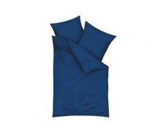 Kaeppel Mako-Satin Bettwäsche Uni 3000/627 marine 200x200 cm / 2x 80x80 cm