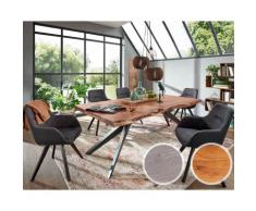 3S Frankenmöbel »Alicante« Massivholz Esstisch TI-0491 / 240x100 cm / Akazie lackiert