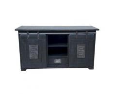 3S Frankenmöbel »Cosma« Massivholz TV Board V grau – erhältlich in 1 Größen