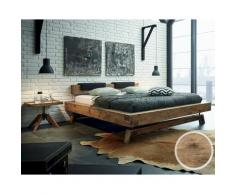 Hasena Oak-Vintage Massivholzbett Bloc Stabil/Inca 200x220 cm