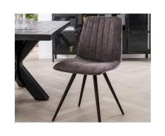 designline »Samy« Esszimmerstuhl Taupe velvet