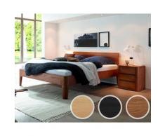 Hasena Oak-Line Massivholzbett Xylo/Lisio 100x200 cm / Eiche cognac, gebürstet, geölt