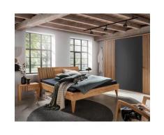 Forestales »Manhattan« Massivholzbett I 160x200 cm / Wildeiche