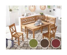 Schösswender »Königsee« Eckbankgruppe Wildeiche massiv – erhältlich in 4 Farben