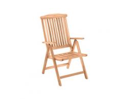 Möbilia »Teak« Gartensessel Teakholz / mit Armlehnen