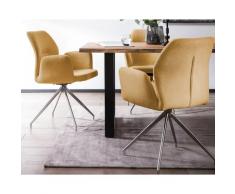 SalesFever »Amira« Drehstuhl gelb 60x89x62 cm