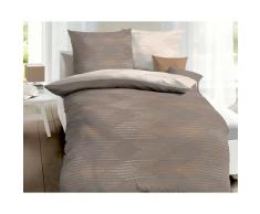 Kaeppel Mako-Satin Bettwäsche »Mapping« 328/76 nougat – erhältlich in 4 Größen