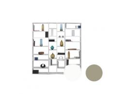 TemaHome »Valsa 03« Bücherregal Grau matt