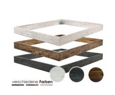 Hasena Factory-Line Bettrahmen Loft 18 100x220 cm / Akazie Vintage braun, lackiert
