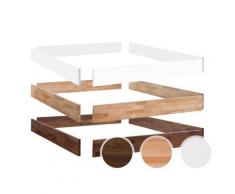 Hasena Fine-Line Bettrahmen Syma 18 100x200 cm / Buche weiss deckend, lackiert