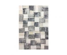 La Casa »modern weiss grau schwarz« Ölbild handbemalt 80x120 cm