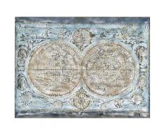 La Casa »zwei Weltkugeln« Ölbild handbemalt 90x120 cm