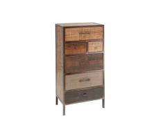 Massivholz »Priya 2« Unikat Kommode multifarbig