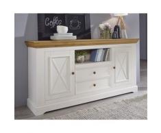 3S Frankenmöbel »Country« Massivholz Sideboard ll weiss