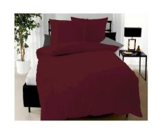 Kaeppel Mako-Satin Bettwäsche »Mapping« 3000/612 burgund 135x200 cm / 80x80 cm