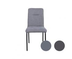 Möbilia »Lena« Stuhl 2er-Set hellgrau