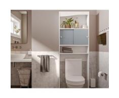 TemaHome »Wave« Badezimmerschrank Celadon Grey