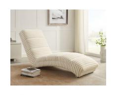 SalesFever »Sento« Chaiselongue Cordstoff beige – erhältlich in 1 Größen