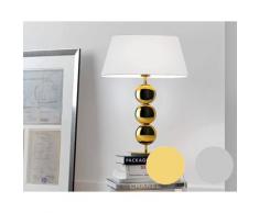 Villeroy&Boch »Sofia« Tischleuchte 55x40 cm / edelstahl gold, weiss