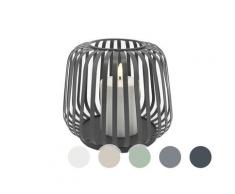 Candela Lights »Cottage Metal« Solar-Laterne mit Stumpenkerze 40x40x35 cm / schwarz