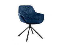 SalesFever »Harvey« Drehstuhl blau 64x82x63 cm