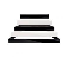 Hasena Movie-Line Bettrahmen Gloss 16 180x190 cm / Hochglanz weiss