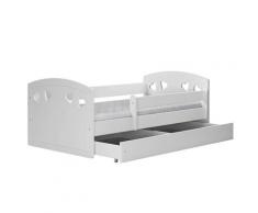 KocotKids »Julia« Bett in weiß 80x180 cm / mit Bettschublade
