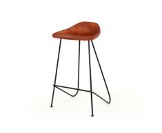 designline »Ocon« Leder Barstuhl 45x77x35 cm