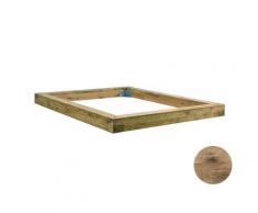 Hasena Oak-Vintage Bettrahmen Bloc 16 Wildeiche 200x220 cm / Wildeiche vintage natur, geölt