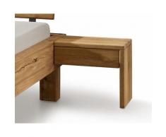 Massivholz »Montreal« Wildeiche Nachtkommode mit Schublade – erhältlich in 2 Ausführungen