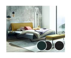 Hasena Oak-Line Massivholzbett Slitto/Cussina 200x200 cm / Eiche graphit, gebürstet, geölt