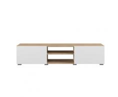 TemaHome »Podium« TV-Schrank 140 Eiche mit Weiß 140x31x42 cm