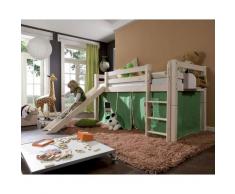 INFANSKIDS Halbhochbett inkl. Leiter und Rutsche II – erhältlich in 3 Ausführungen