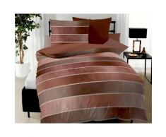 Kaeppel Mako-Satin Bettwäsche »Mapping« 255/47 terra 155x220 cm / 80x80 cm