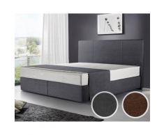 Winkle »Neptun« Boxspringbett 140x200 cm / 9451 Braun / H4