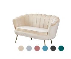 SalesFever »Arielle« Sofa beige 3-Sitzer