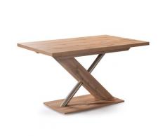 Schösswender »Duo 200« Säulentisch 130x85 cm / Appalachian Oak Dekor / ohne Auszug