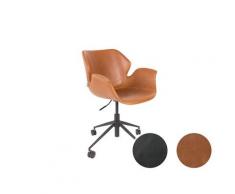 Zuiver Designer-Drehstuhl Nikki Braun