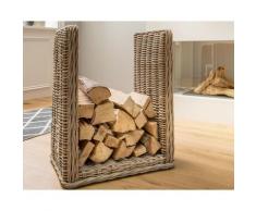 die Faktorei »Kaminholzregal« Kubu Rattan