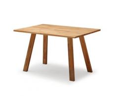 Schösswender »Roberto« Kernbuche Esstisch mit Einlegeplatte / 125/170x85 cm