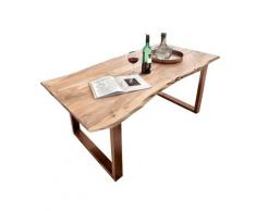 SIT Tops & Tables »Slim« Esstisch Massivholz Akazie Baumkante – erhältlich in 6 Größen