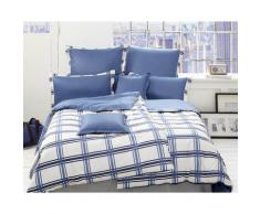 Elegante Mako-Satin Bettwäsche »Manhattan Brooklyn« 2123-02 Bettwäsche 155x200 cm / 80x80 cm