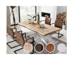 SIT Tops & Tables »Delaware« Mango Massivholz Esstisch 180x90 cm / Eisen antikbraun