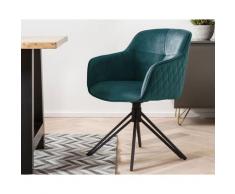 SalesFever »Walo« Armlehnstuhl grün 59x83x60 cm