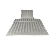 Elegante Mako-Satin Bettwäsche »Noblesse« Silber 2245-19 Bettwäsche / 200x200 cm / 80x80 cm