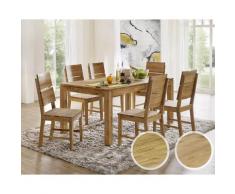 3S Frankenmöbel »Allrounder« Massivholz Esstisch 80x80 cm / Kernbuche geölt / mit Funktion / TI-0122