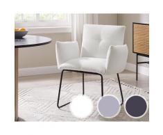 SalesFever »Mira« Armlehnstuhl Hellgrau